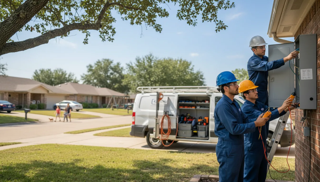 Certified electrician providing emergency electrical services in Easton, KS